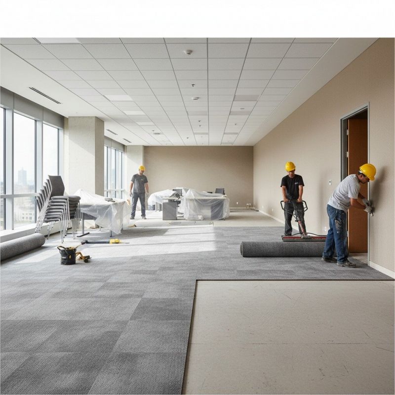 Our team working on Flooring Service projects in Allen, TX