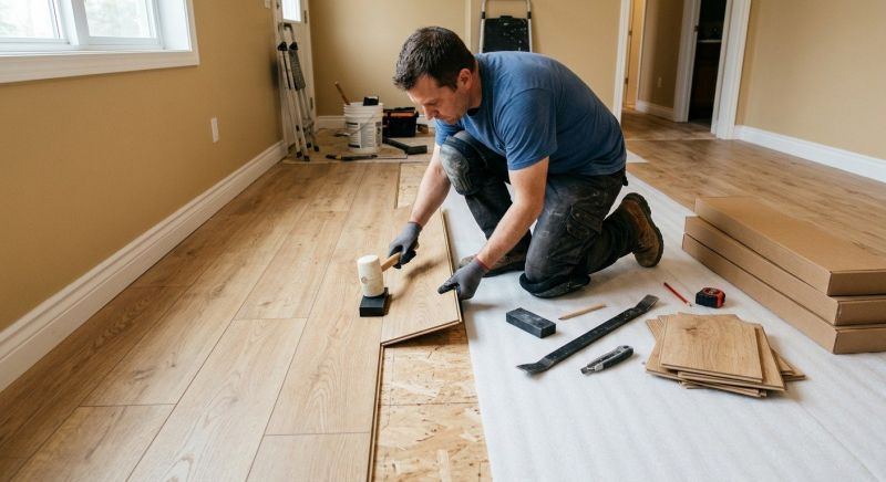 Laminate Floor Installation in Rockwall County, TX
