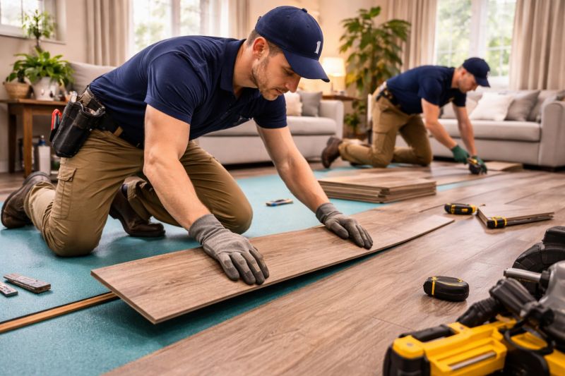 Laminate Floor Replacement in Garland, TX