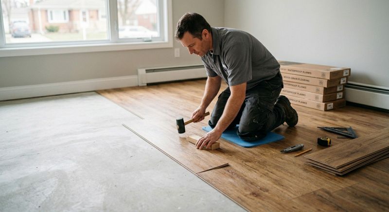 Linoleum Floor Installation in Richardson, TX