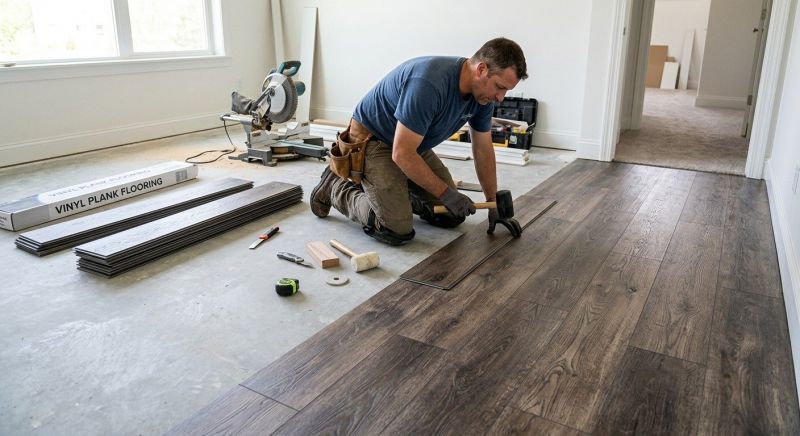 Linoleum Floor Installation in The Colony, TX