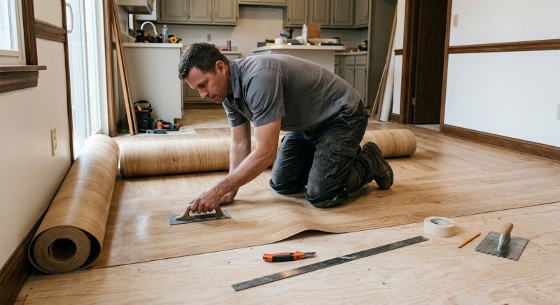 Sheet Flooring Installation in Mesquite, TX