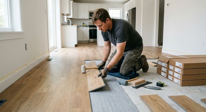 Vinyl Plank Floor Installation in Allen, TX