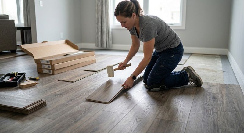 Vinyl Plank Floor Installation in Allen, TX