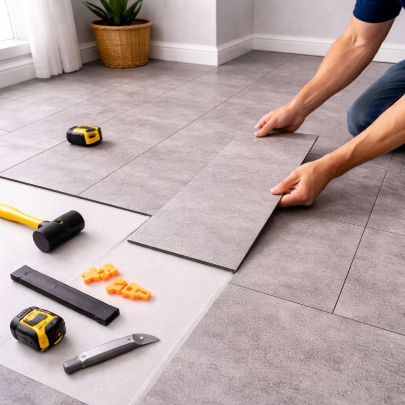 Vinyl Tile Replacement in Allen, TX