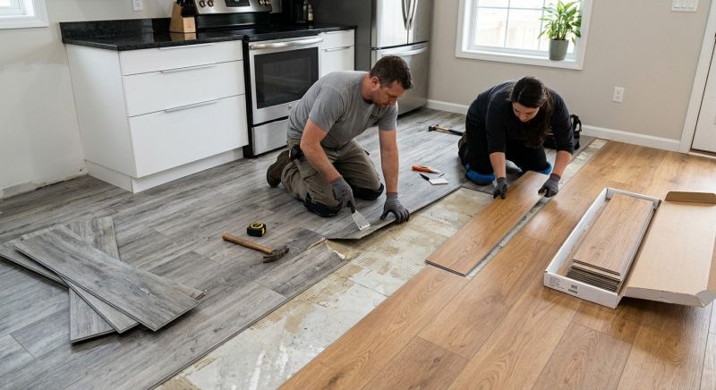 Vinyl Tile Replacement in Allen, TX